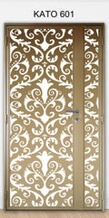 KATO 3D laser Cut mild steel gate 601 - Geometric
