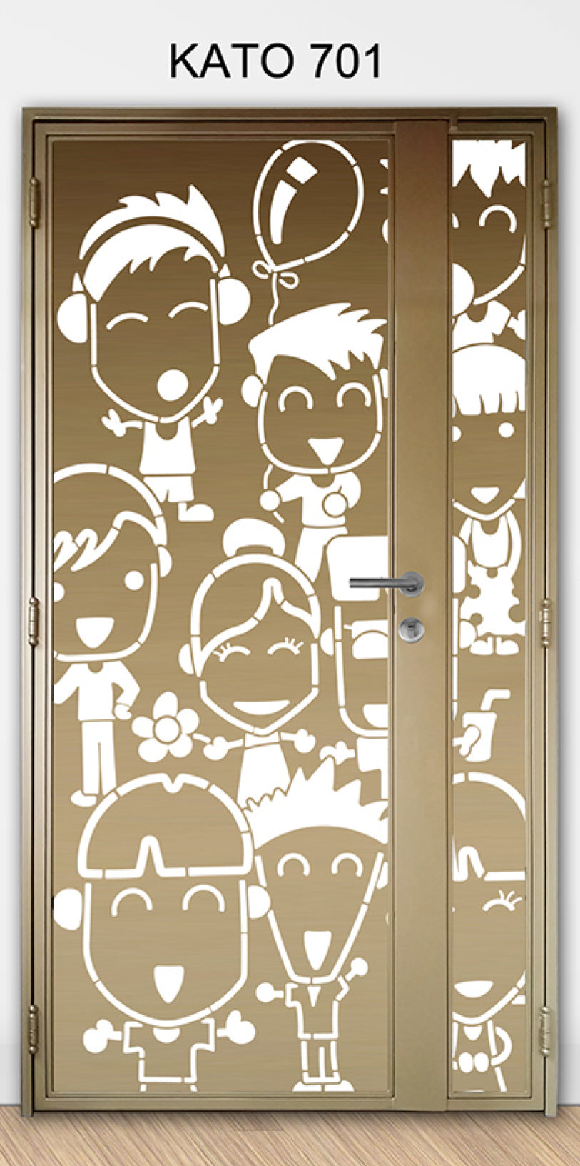 KATO 3D laser Cut mild steel gate 701 - Themed & Lifestyle
