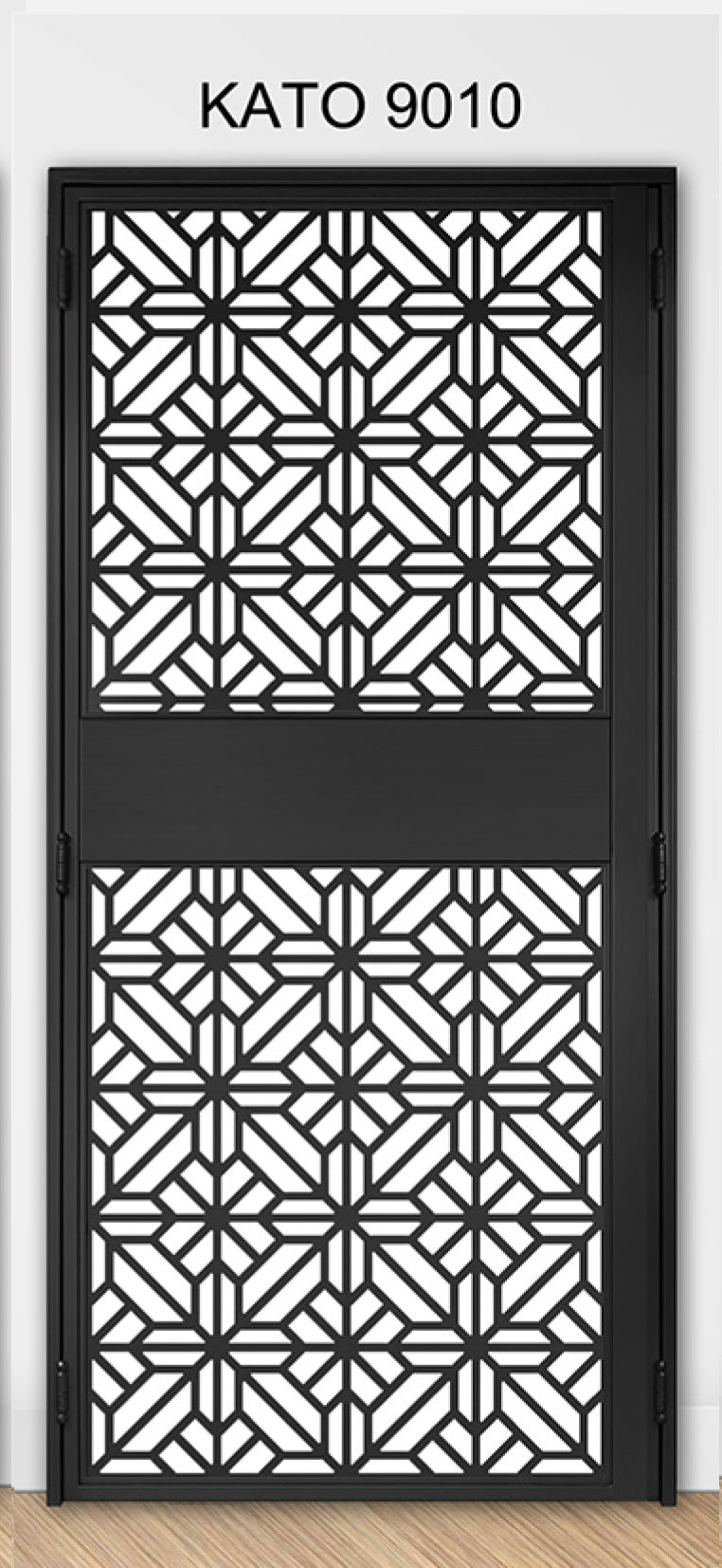Customized laser cut kato gate 9010 - Geometric