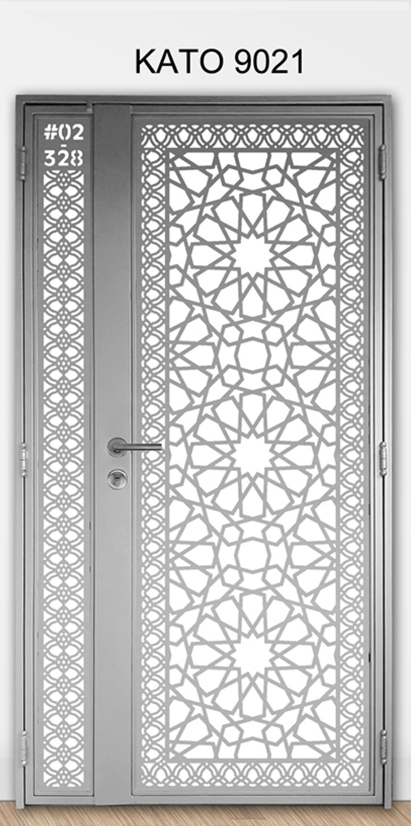 Customized laser cut kato gate 9021 (Islamic Design Gate Series)