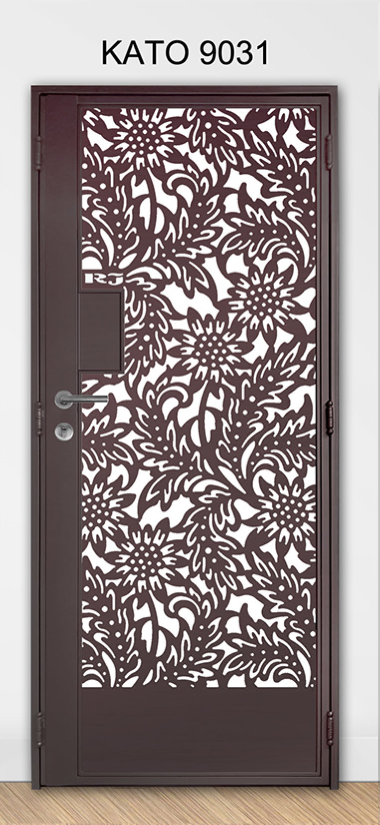 Customized laser cut kato gate 9031 - Floral & Nature