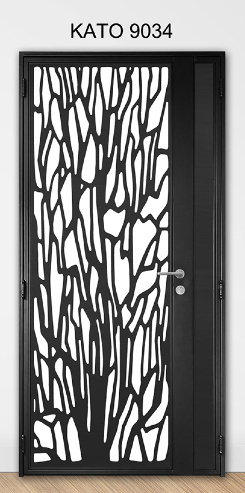 Customized laser cut kato gate 9034 - Geometric