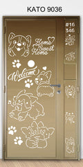 Customized laser cut kato gate 9036 (Corgi Dog) - Animal & Pet