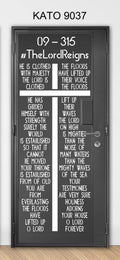 Customized laser cut kato gate 9037 (Christian Gate Series) - Religious