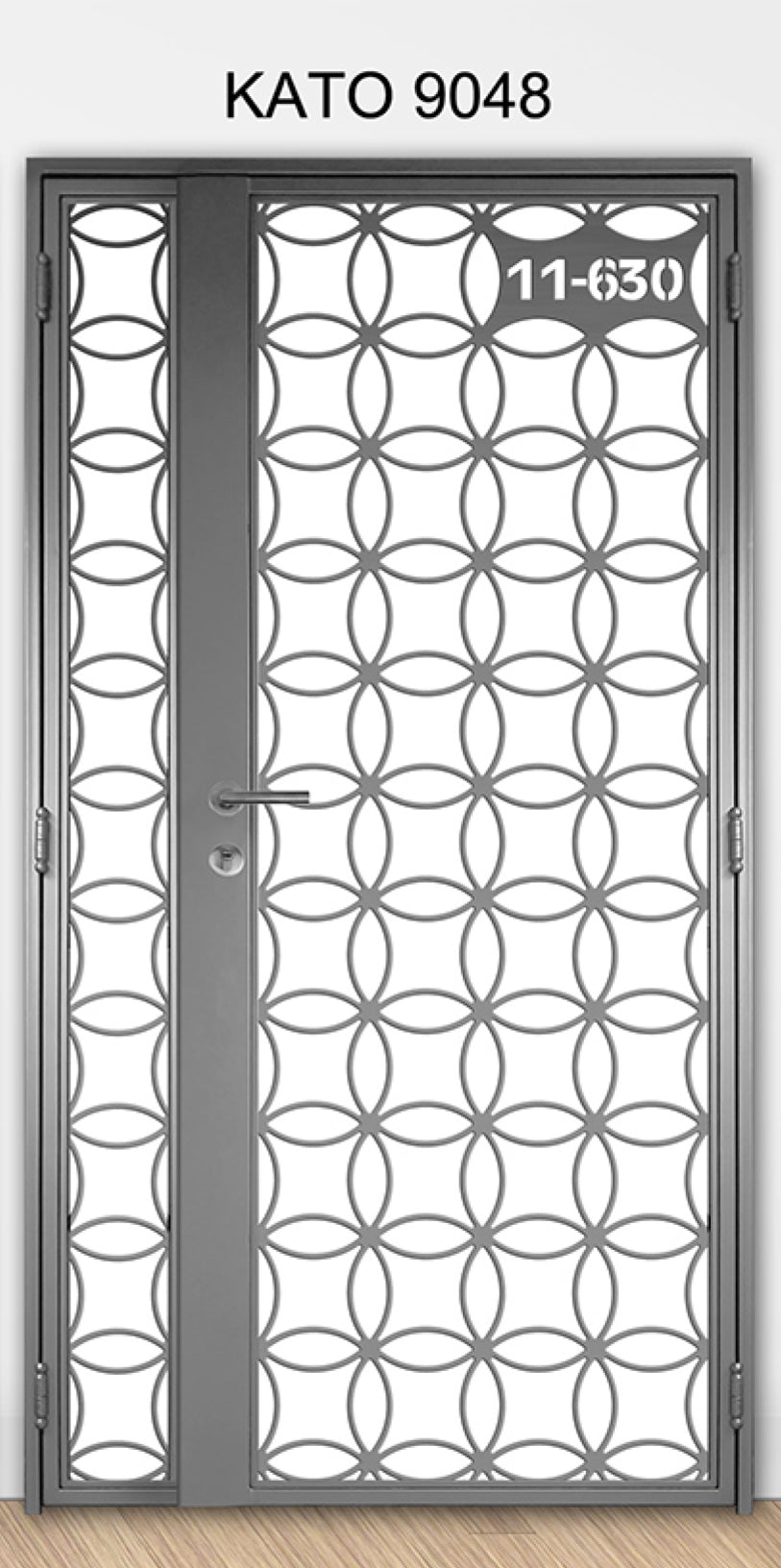 Customized laser cut kato gate 9048 (Repeated series) - Geometric