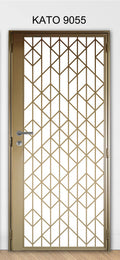 Customized laser cut kato gate 9055 - Geometric
