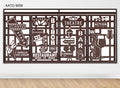 Customized laser cut kato window grille 9059 - Themed & Lifestyle