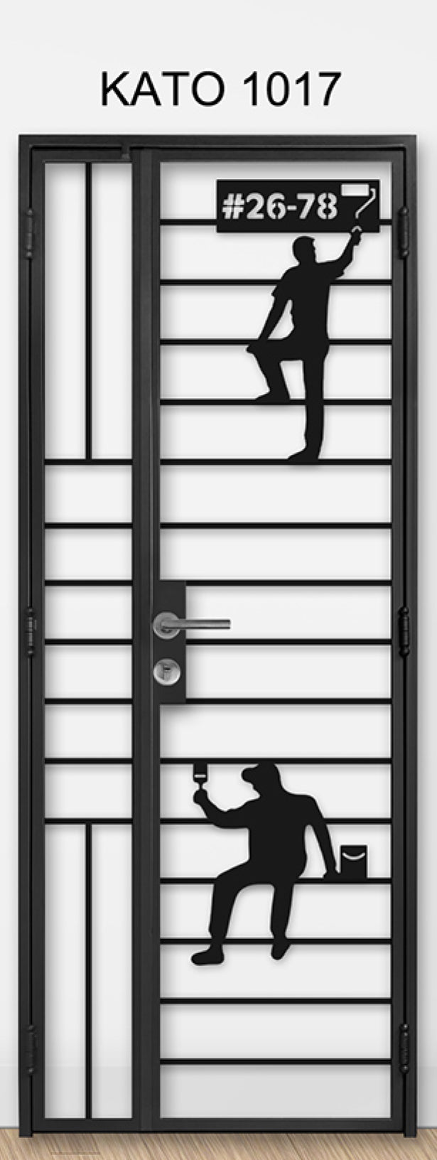 kato simplify laser cut mild steel gate 1017 (Theme and lifestyle)