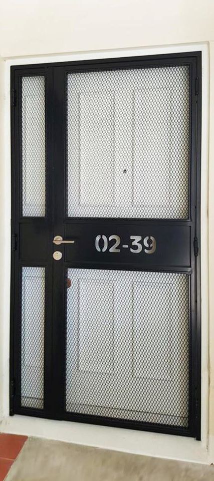 Mild Steel Gate Mesh 11 (Pets friendly)