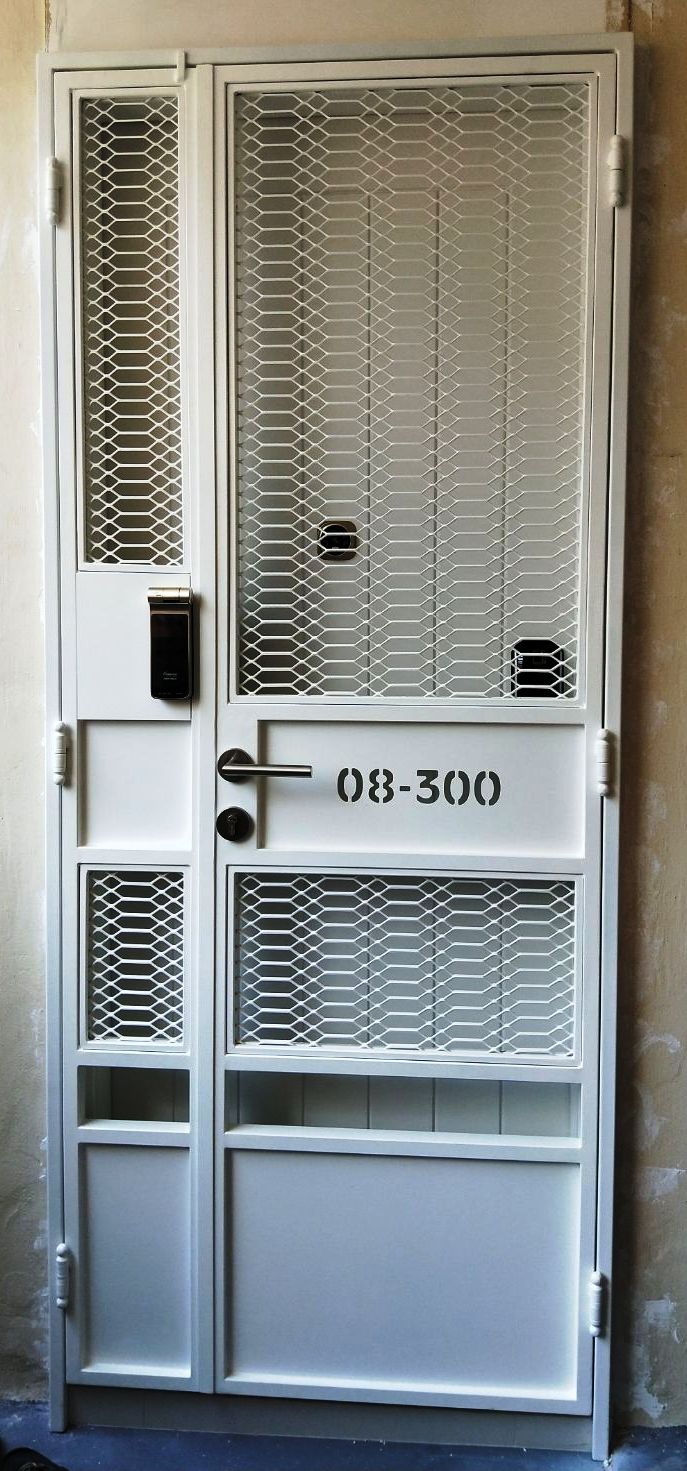 Mild Steel Gate Mesh 13 (Pets friendly)