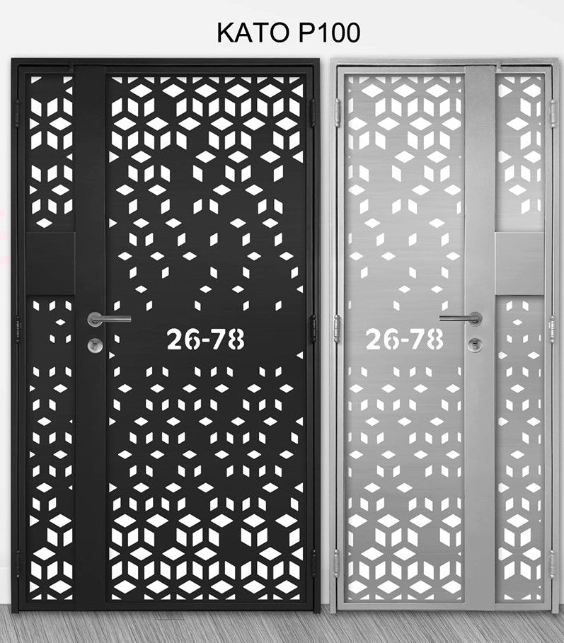 mild steel kato gate series P100 - Geometric