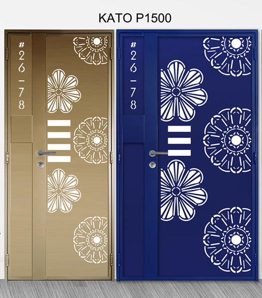 mild steel kato gate series P1500 - Floral