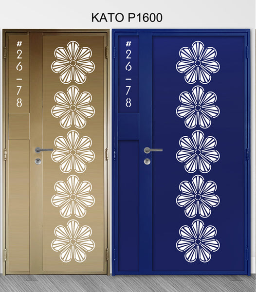 mild steel kato gate series P1600 (Laser cut)- Floral