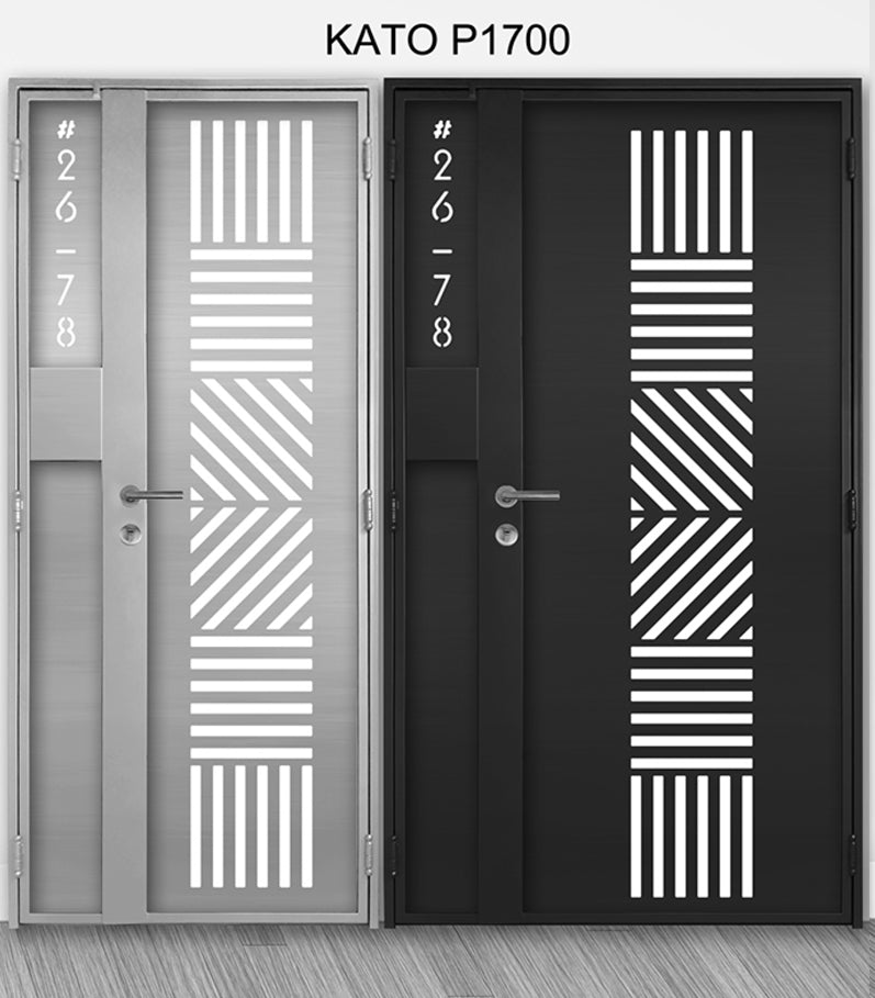 mild steel kato gate series P1700 (Laser cut) - Geometric