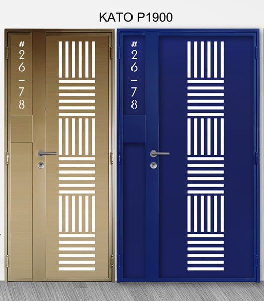 mild steel kato gate series P1900 (Laser cut) - Geometric