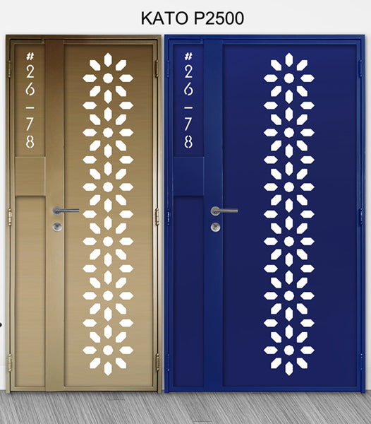 mild steel kato gate series P2500 (Laser cut)- Geometric