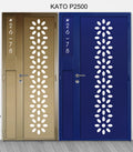 mild steel kato gate series P2500 (Laser cut)- Geometric