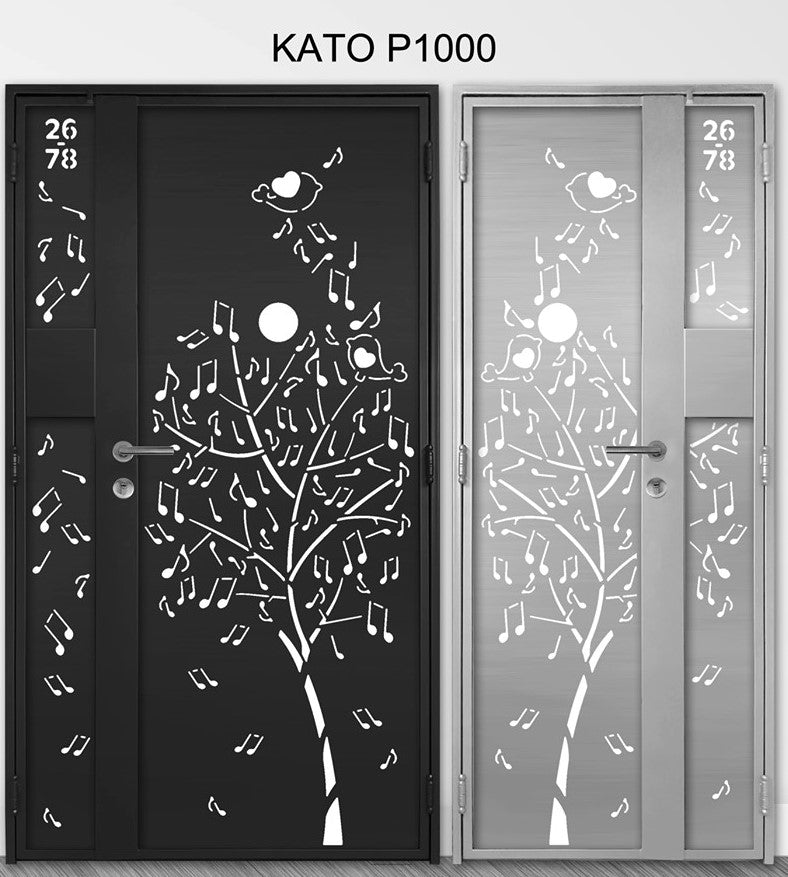mild steel kato gate series P1000 - Floral & Nature