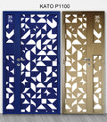 mild steel kato gate series P1100 (Laser cut) - Geometric