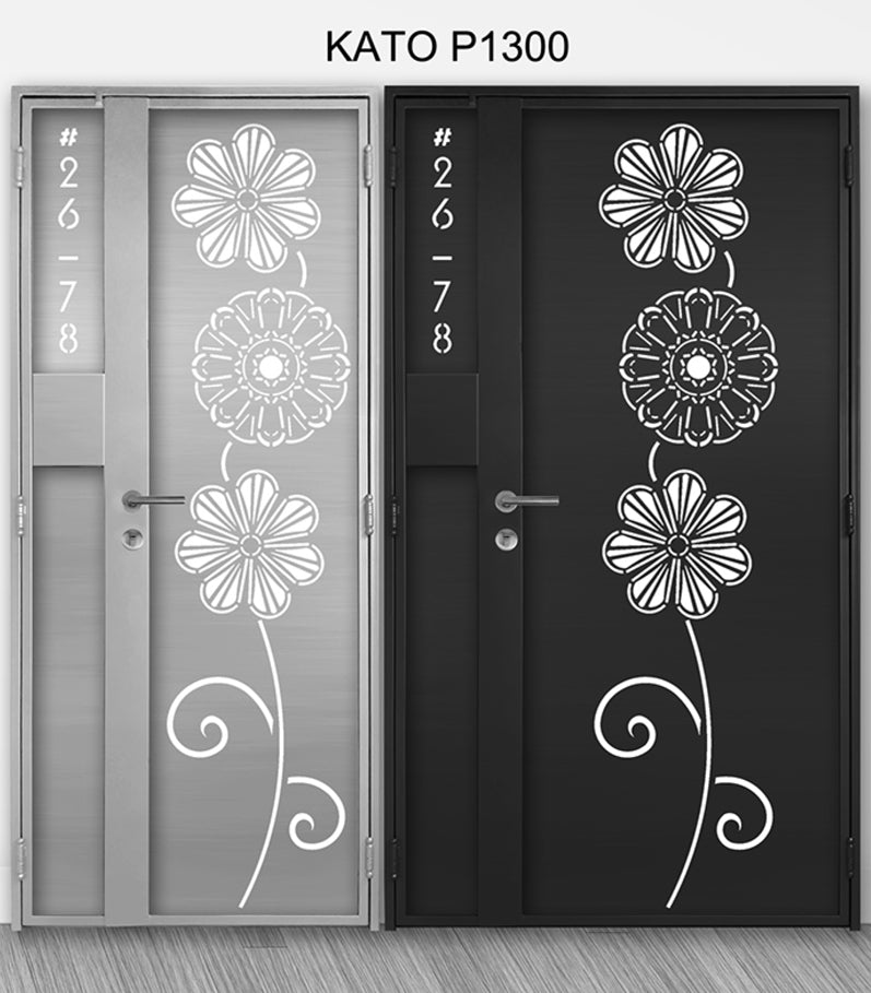 mild steel kato gate series P1300 - Floral
