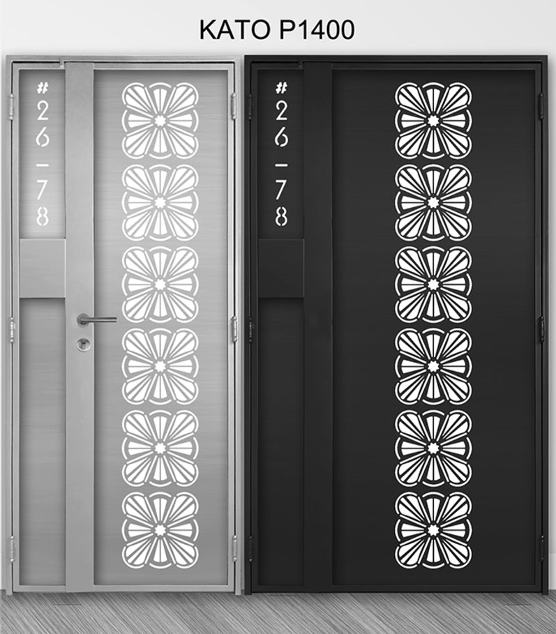 mild steel kato gate series P1400 (Laser cut)- Cultural & Geometric