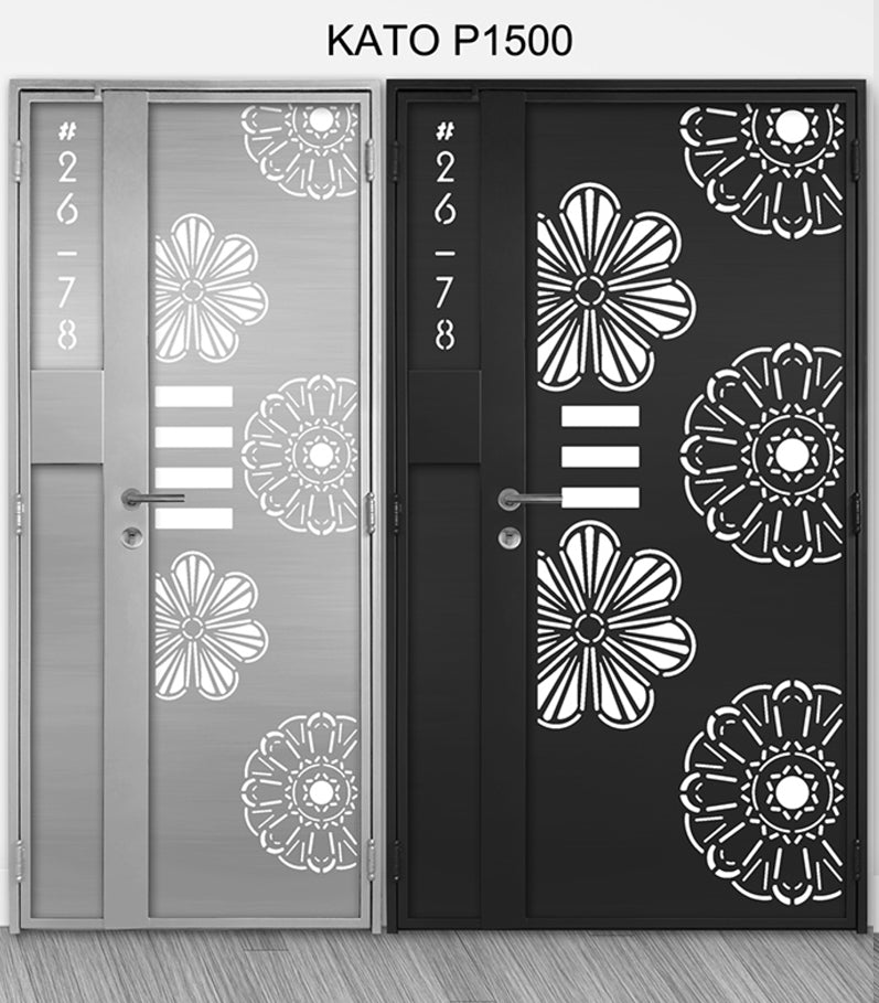 mild steel kato gate series P1500 - Floral