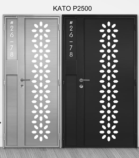 mild steel kato gate series P2500 (Laser cut)- Geometric