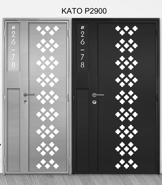 mild steel kato gate series P2900 (Laser cut) - Geometric