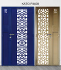 mild steel kato gate series P3400 (Laser cut) - Geometric
