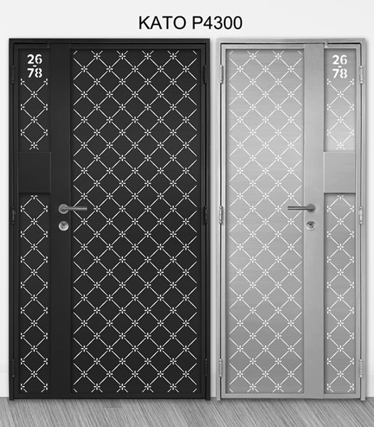 mild steel kato gate series P4300 (Laser cut) - Privacy