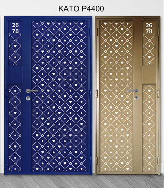 mild steel kato gate series P4400 (Laser cut) - Privacy