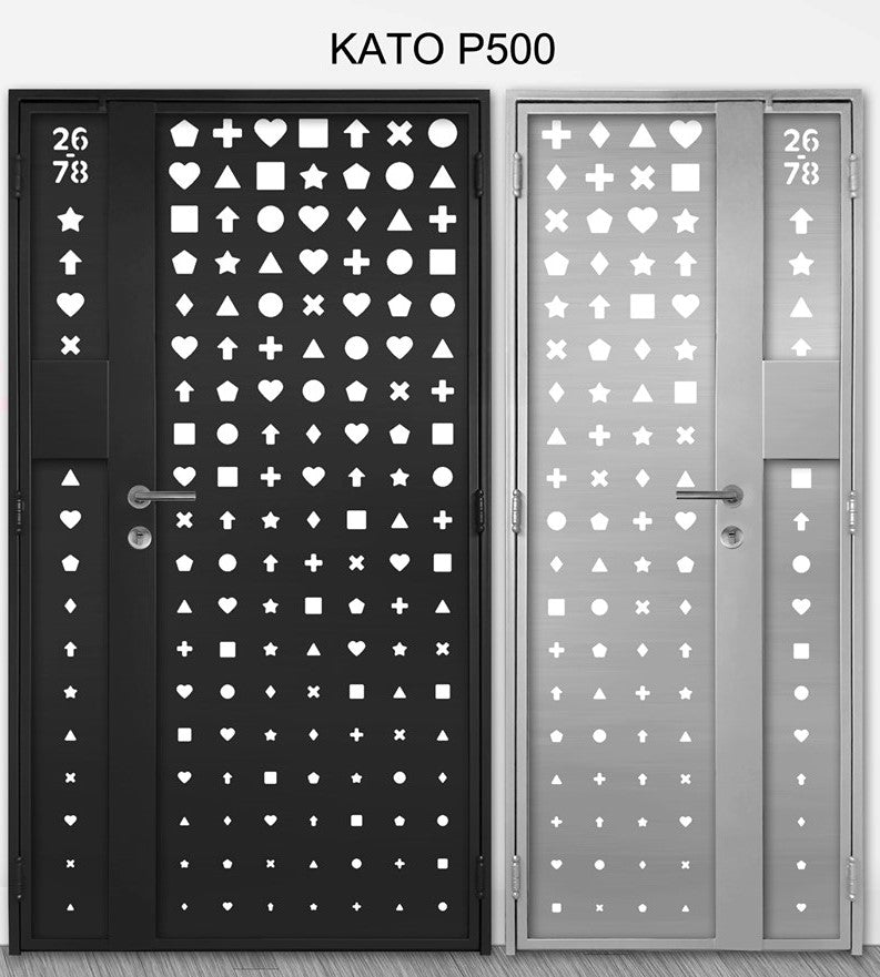 mild steel kato gate series P500- Geometric
