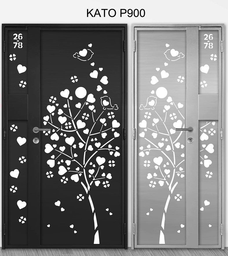 mild steel kato gate series P900 - Floral & Nature