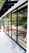 Mild steel frame - steel glass door 12
