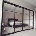 Mild steel frame - steel glass door sliding 5