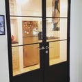 Mild steel frame - steel glass door 6